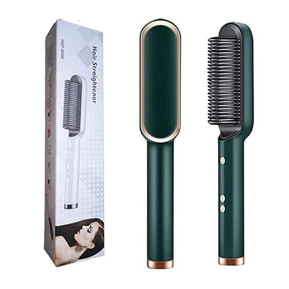 3-in-1 Ionic Hair Straightener & Styler Brush